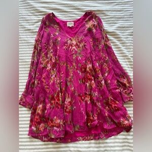 Sezane Shauna Dress. Size 34. pink